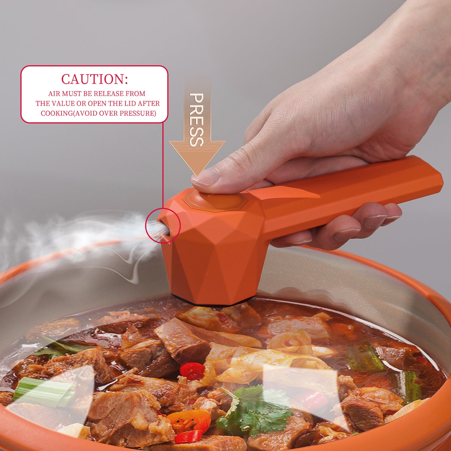TIBORANG NEW Air Press 8 in 1 Frying Pans Nonstick 11" Frying Pan Skillet with Lid, Steamer for Cooking, All in One Pan Cookware for All Stoves, Woks & Stir-Fry Pans PFAS-Free/PFOA Free